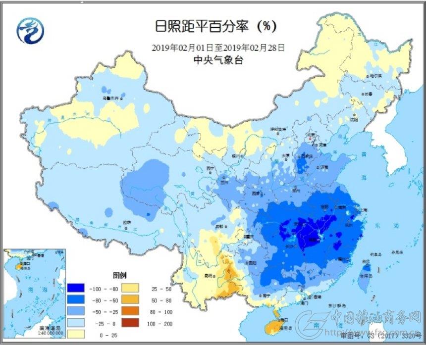 2019年3月5日全国农业气象月报
